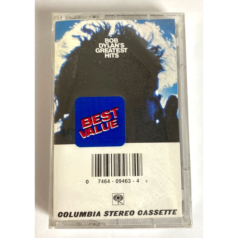 Bob Dylan's Greatest Hits Cassette Tape Vintage New Sealed Columbia JCT 09463